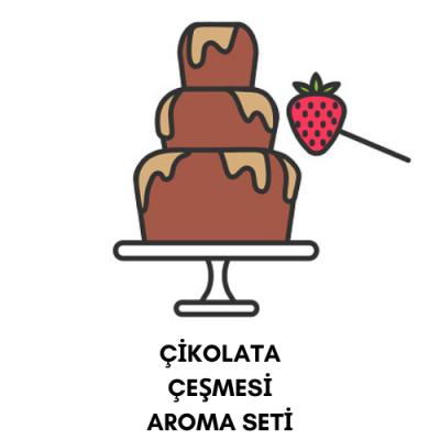 ÇİKOLATA ÇEŞMESİ  PG BAZLI AROMA  VERİCİ SETİ