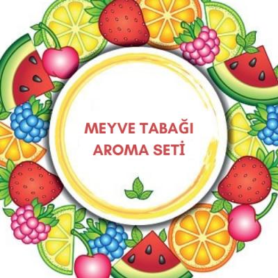 MEYVVE TABAĞI PG BAZLI AROMA  VERİCİ SETİ