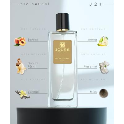 JOURE J21 JOURE - MEYVELİ PUDRALI YASEMİN VANİLYA KOKULU 50ML KALICI EDP KADIN PARFÜM